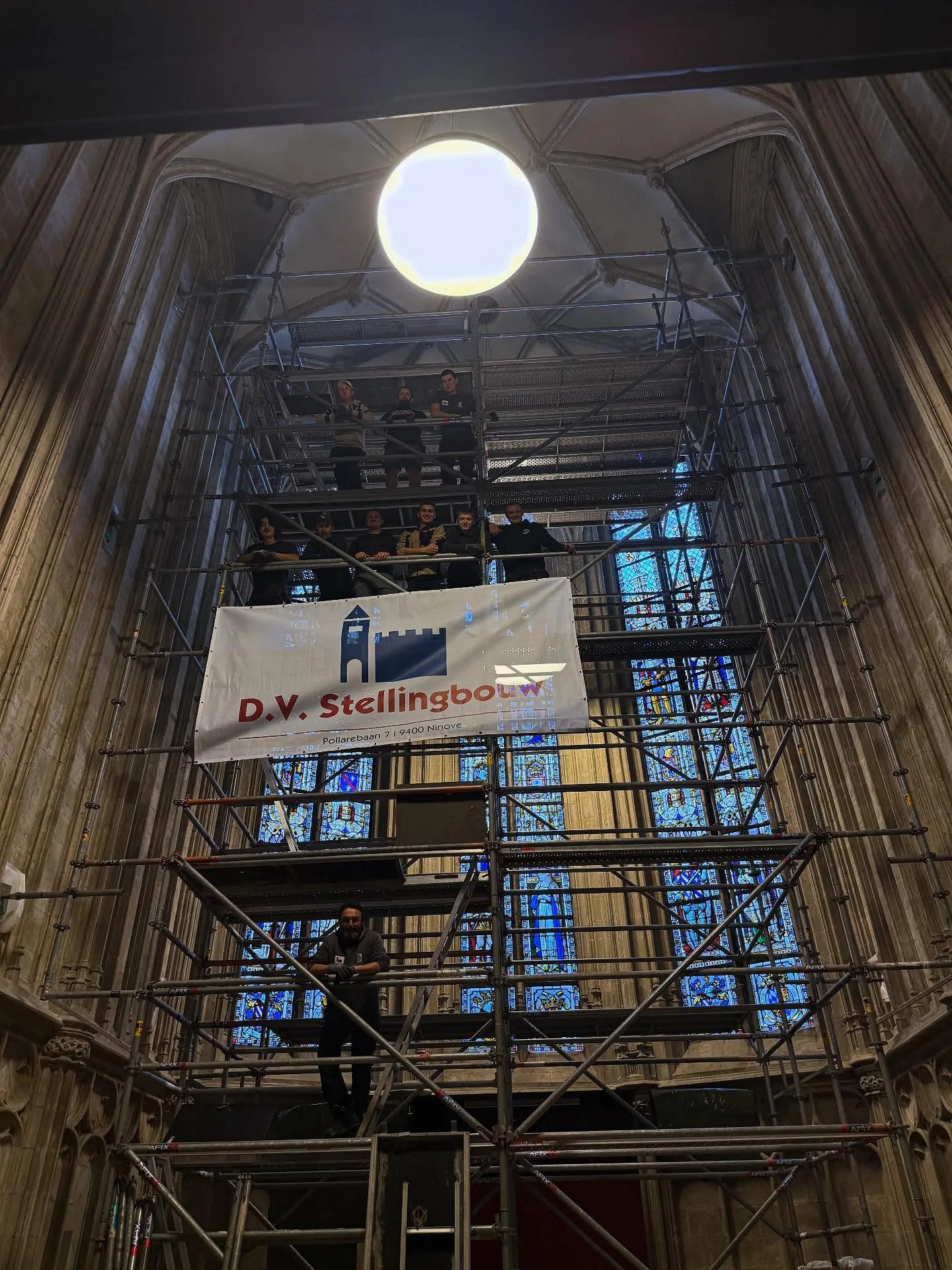 Binnenstelling in de trouwzaal van het stadhuis van Gent